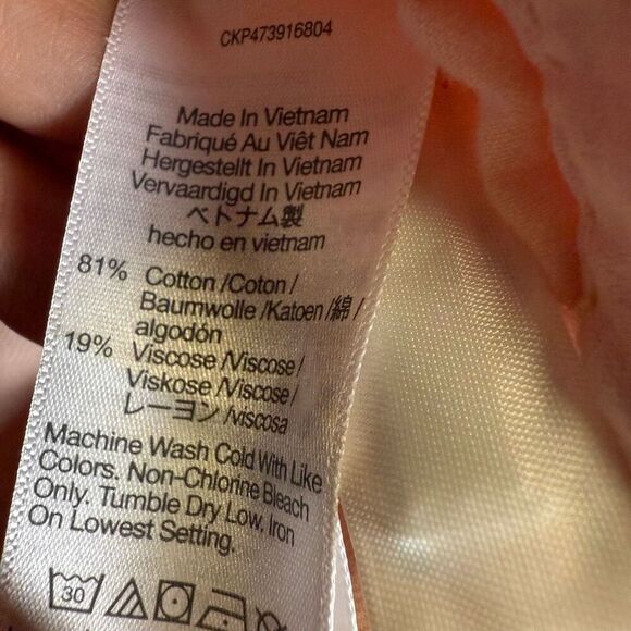 Madewell Women's Size 30 Pink Cargo Ankle Length Pants 29" Inseam - Picture 7 of 8